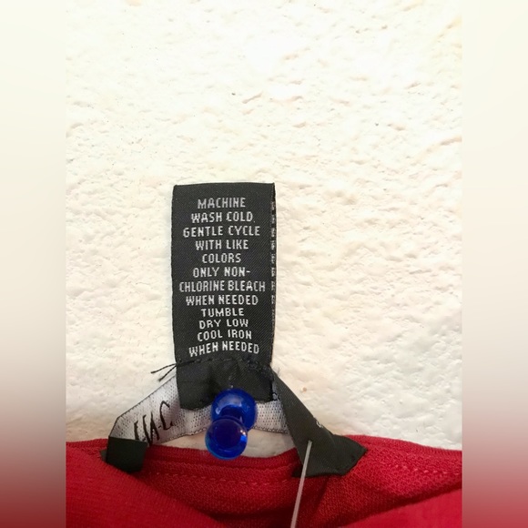 Red INC Fit and Flare Dress, size Petite Extra Small - Picture 5 of 5